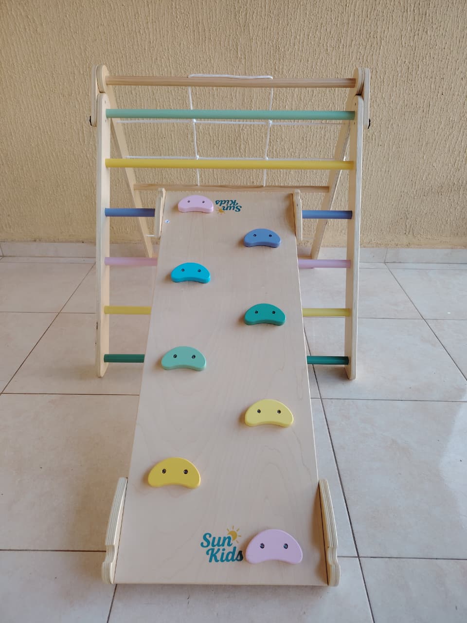 Triángulo de Pikler con Rampa Reversible
